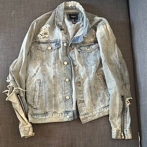 Forever 21 Light Blue Denim Jacket - Mens large